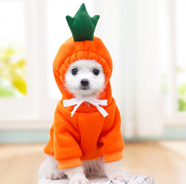 Hoodies Winter Warm Fleece Pet Clothing