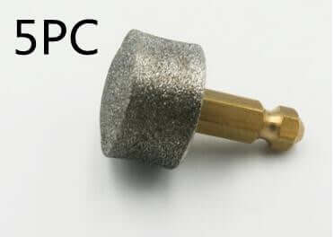 5 pieces of diamond-coated nail grinding accessories for pet nail care, suitable for low noise, painless trimming.